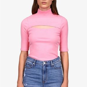 NWT Sanctuary Flirtatious Ways Cut Out Top Size S